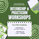 ENS Internship and Practicum Workshop (In-Person) on November 4, 2026